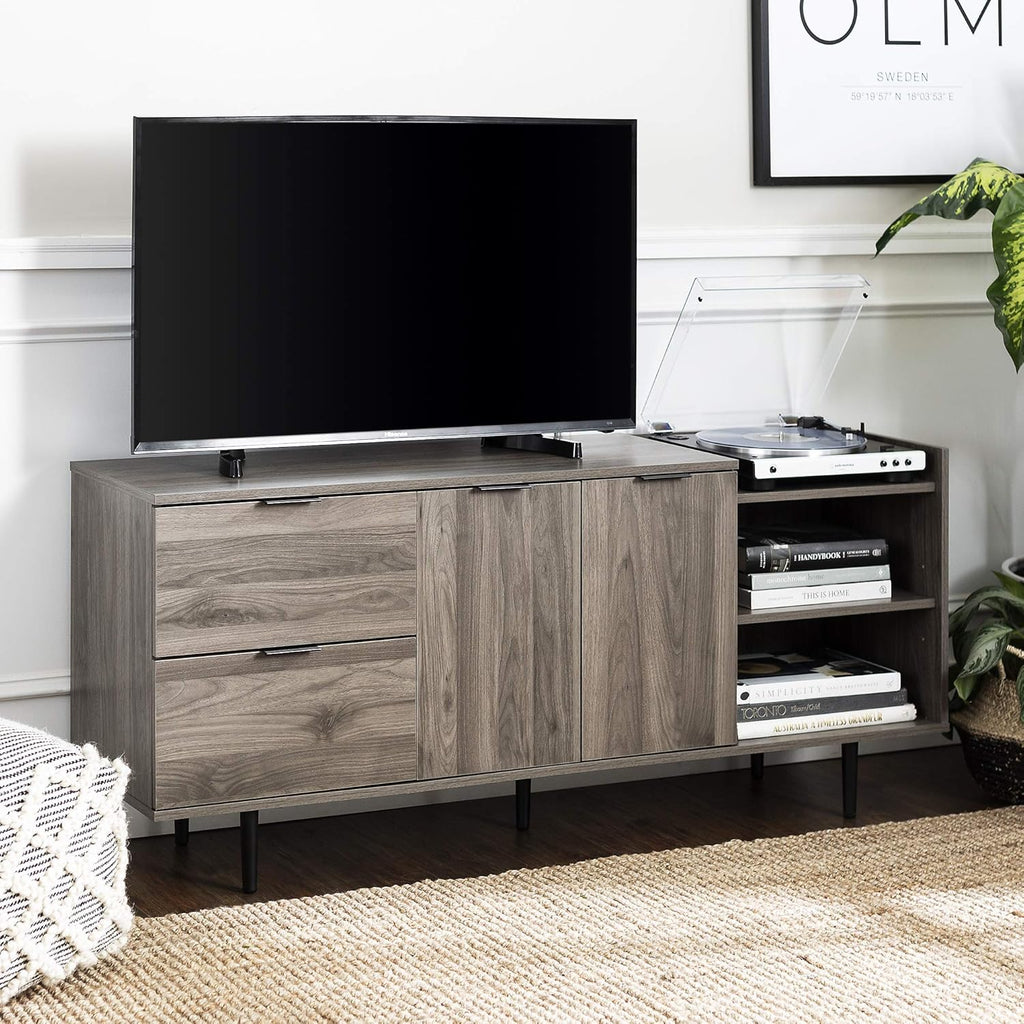 30 Inch Dark Walnut Storage Cabinet V50413