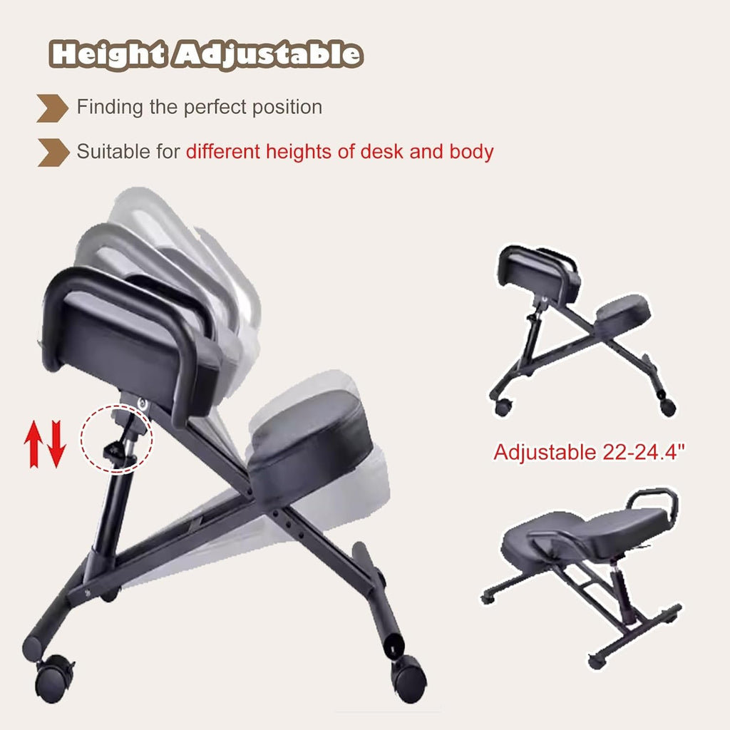Ergonomic Kneeling Chair with Arm P1344