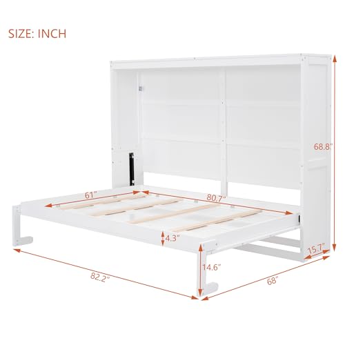 Queen Size Folding Bed Cabinet with Shelf X52260