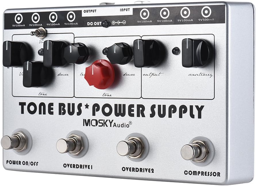3 Effects Pedal and 8 Outputs Power Supply Multieffects Processor G22419