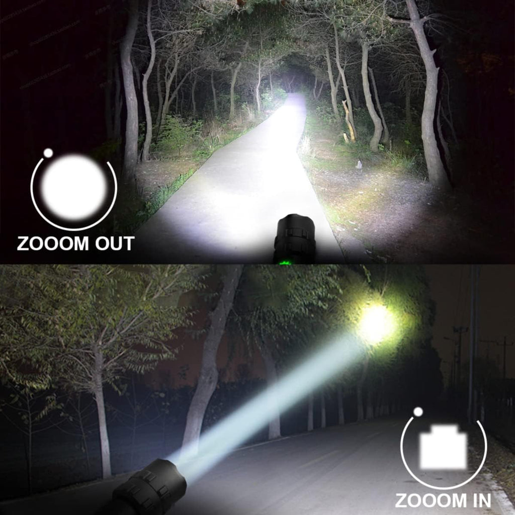 3000 Lumen Rechargeable Handheld Flashlight with Battery and Charger E2974