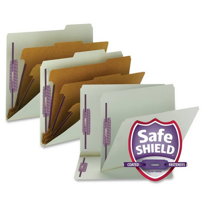 Legal Pressboard End Tab Classification Folders D274