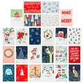24 Designs Boxed Christmas Cards with Envelopes K412