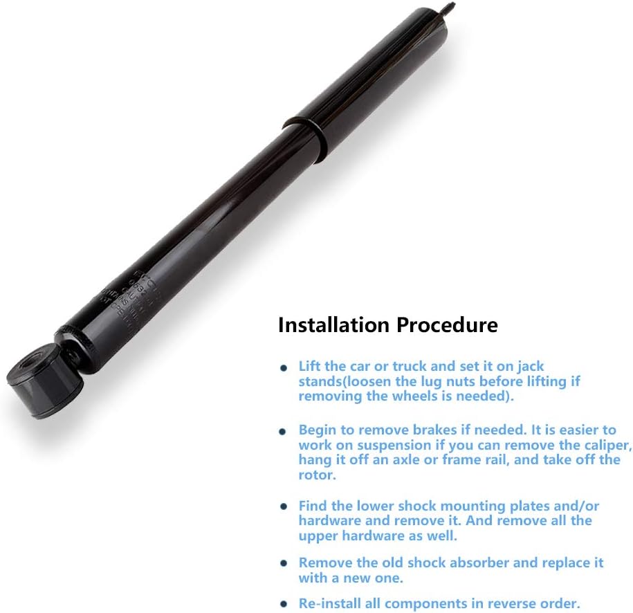Rear Shocks Absorbers Set of 2 Z39239