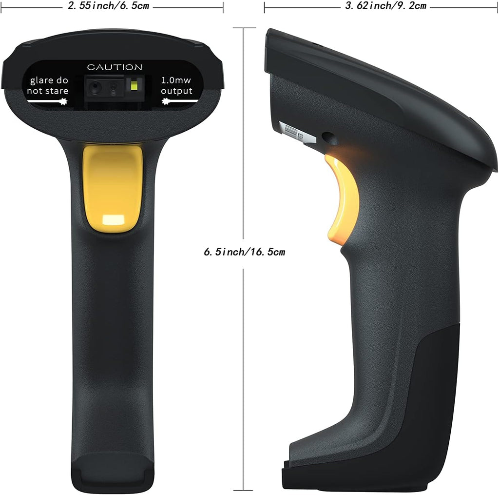 Wired 2D Barcode Scanner with Buzzer & LED, Pack of 2 Q330645