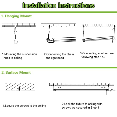 4FT 42W 5000K LED Ceiling Light H40473