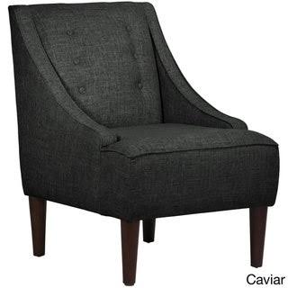 Grey Linen Fabric Mid-Century Modern Chair I1690