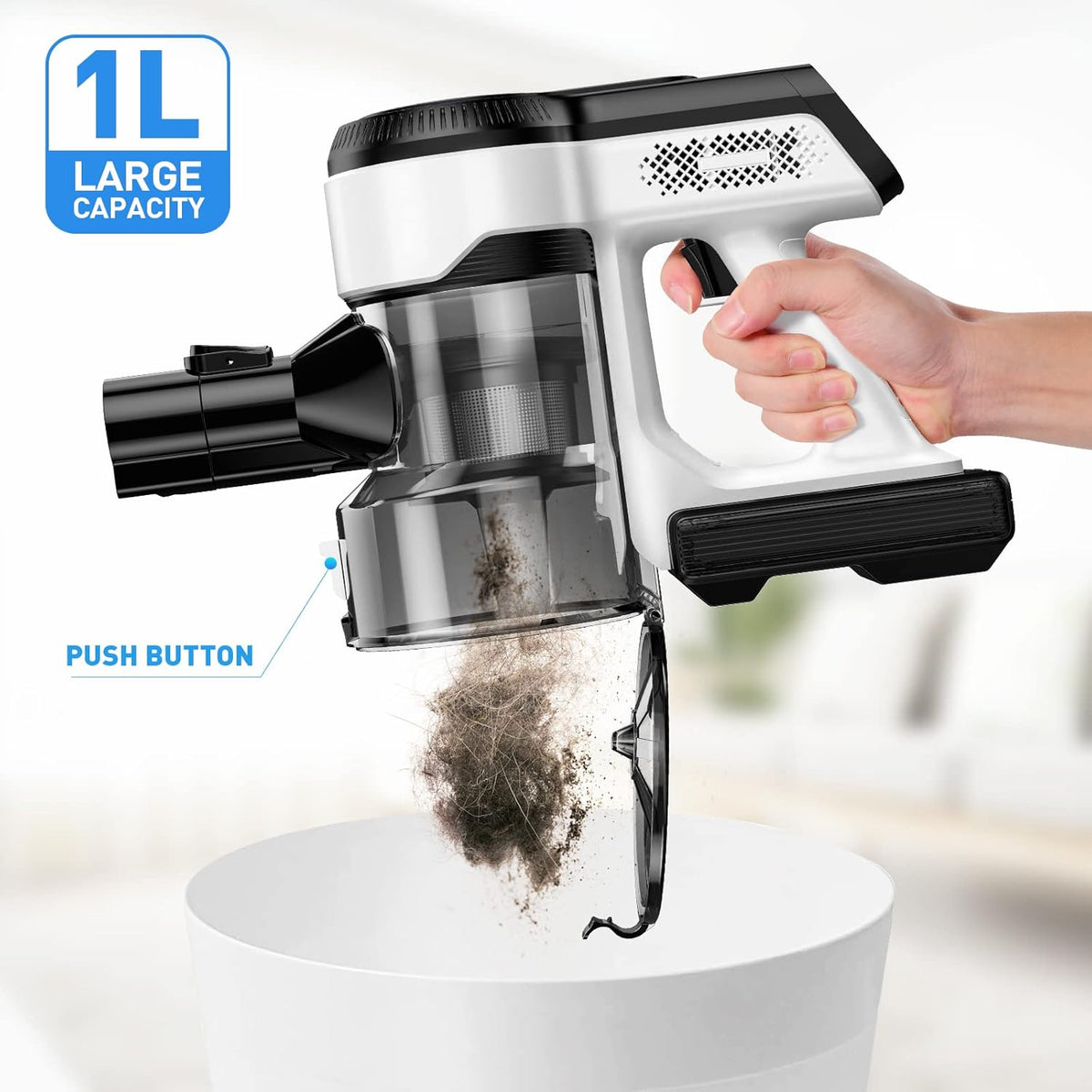 Cordless Vacuum Cleaner Lightweight Handheld 4-in-1 250w A661532