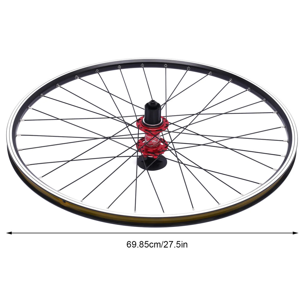 Red Hub 27.5" Aluminum Alloy Mountain Bike Wheelset L956
