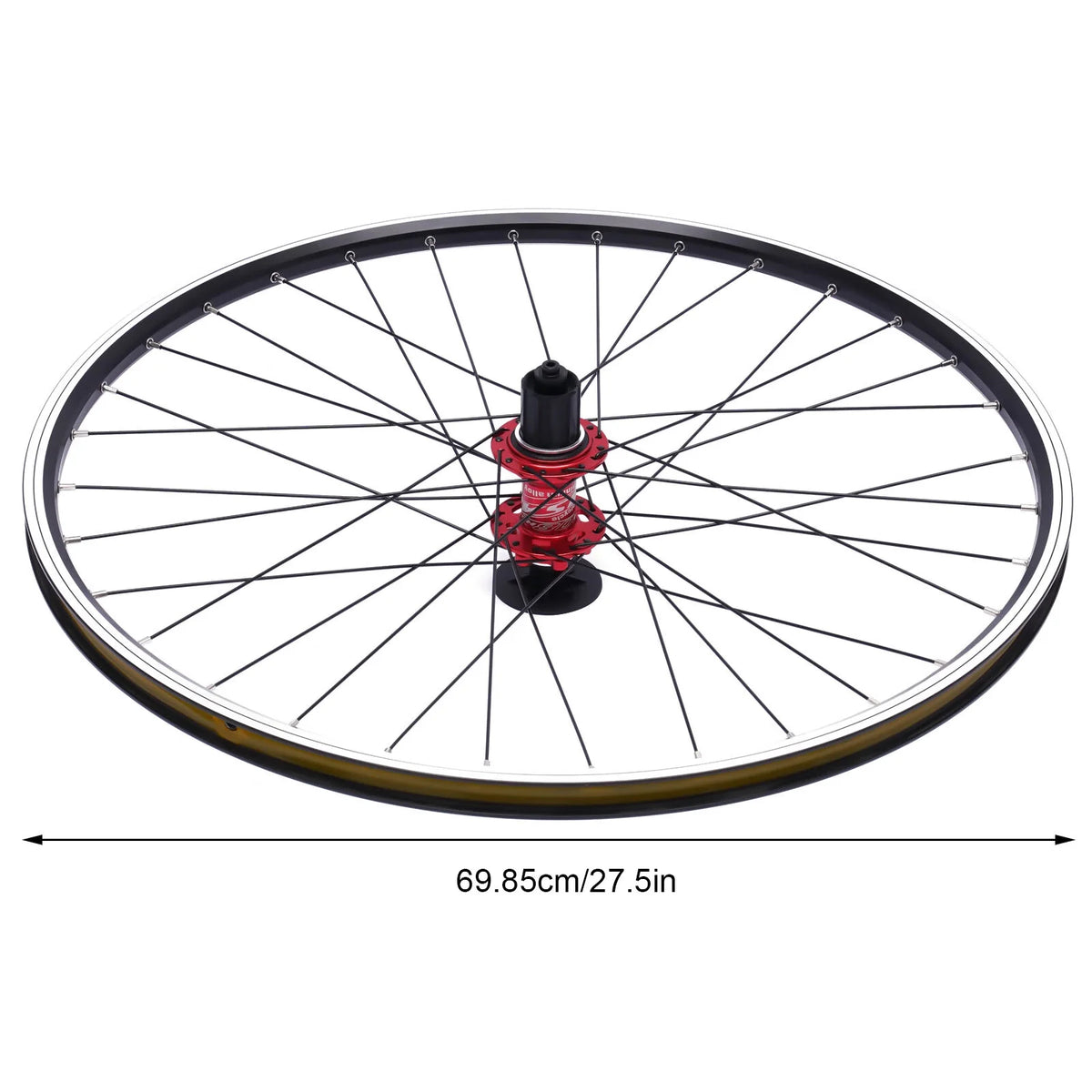 Red Hub 27.5" Aluminum Alloy Mountain Bike Wheelset L956