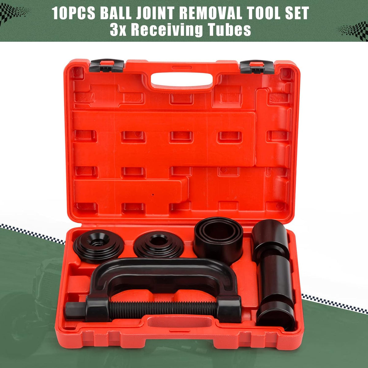 Ball Joint Press U Joint Removal Tool with 4-wheel Adapters I457