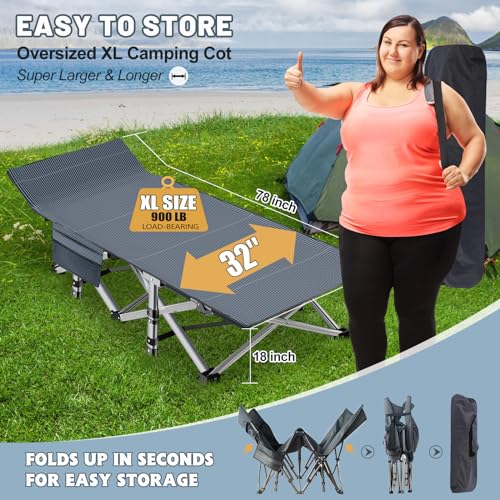 Folding Camping Cot with Carry Bags Z3407