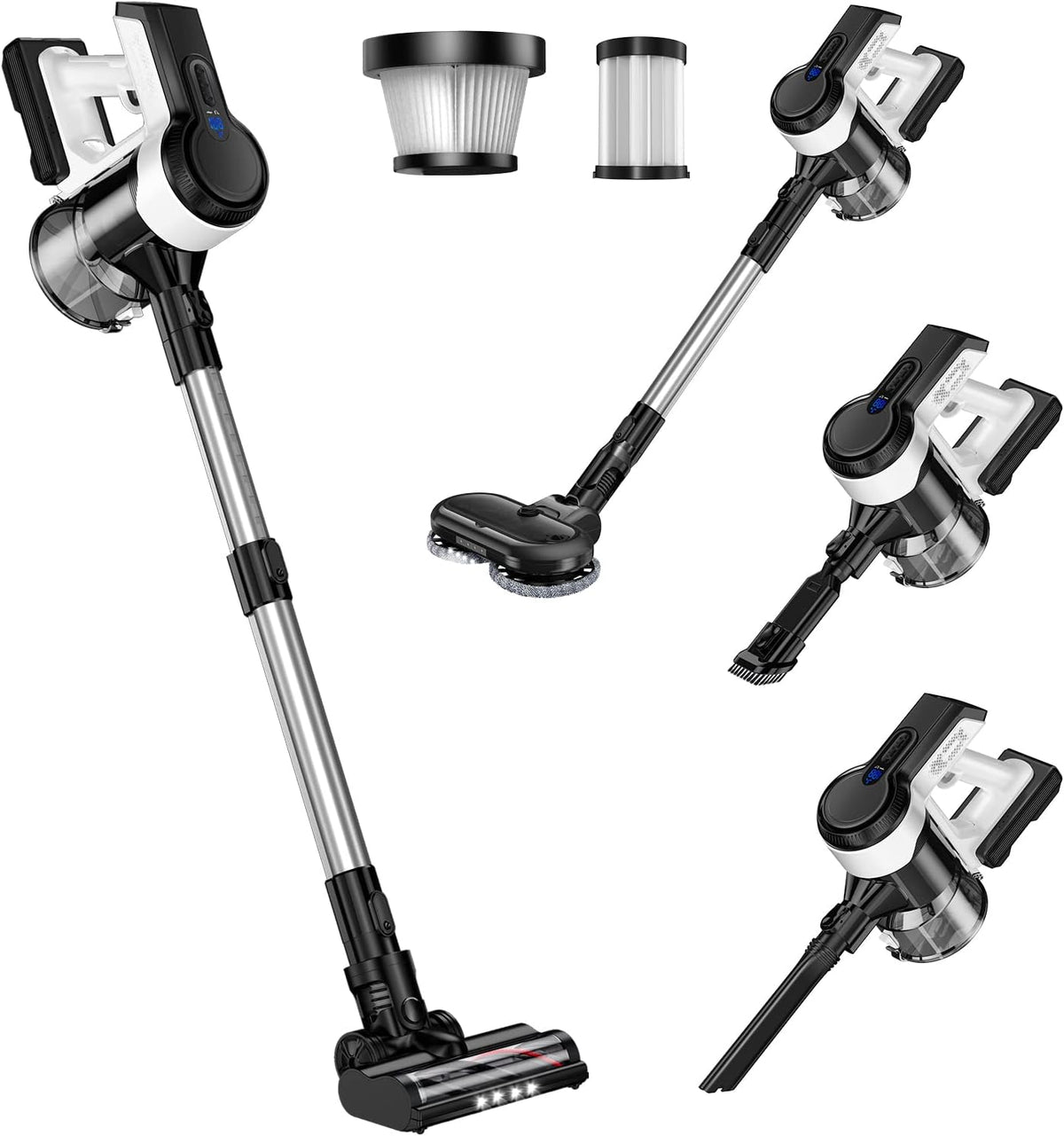 Cordless Vacuum Cleaner Lightweight Handheld 4-in-1 250w A661532