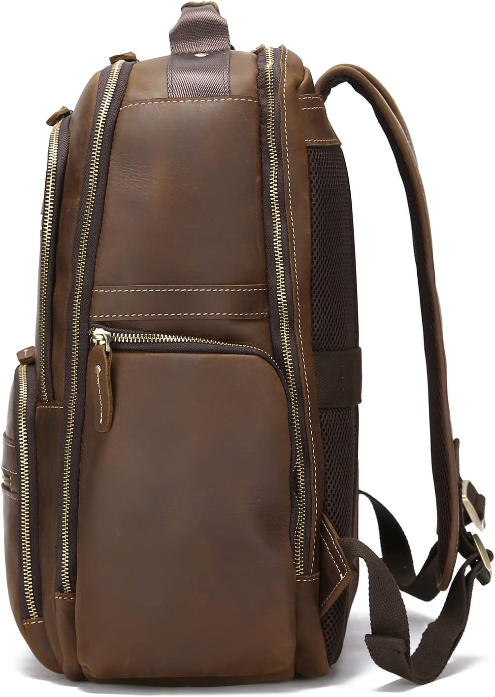 Genuine Leather 18 inch Laptop Backpack K52290