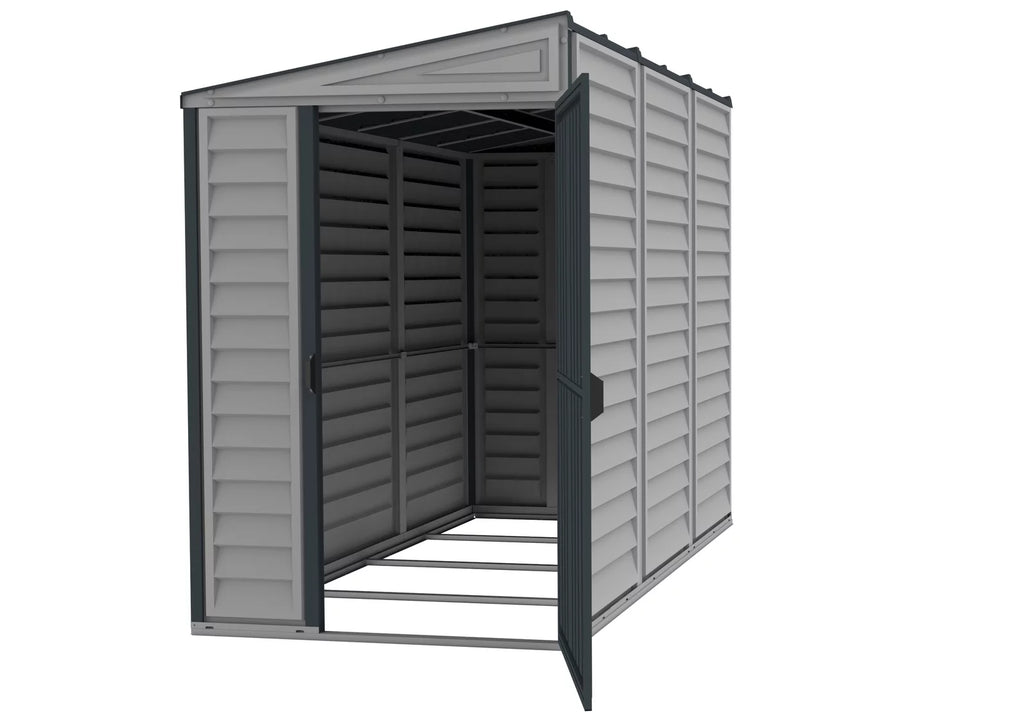 4ft x 8ft Vinyl Resin Outdoor Storage Shed I489625