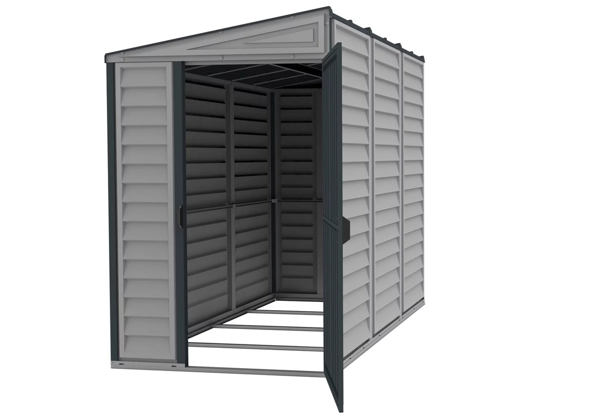 4ft x 8ft Vinyl Resin Outdoor Storage Shed I489625