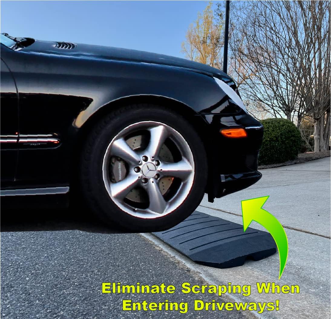 3 Piece Expandable Set Heavy Duty Recycled Rubber Car Ramps E292