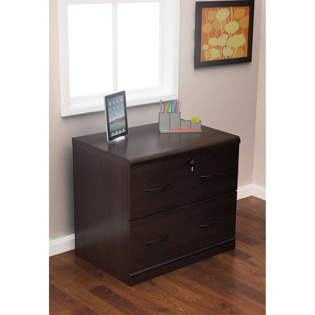 Espresso 2 Drawer Lateral Filing Cabinet W6447