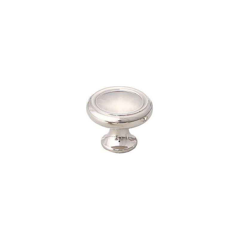 1-1/4 inch Mushroom Cabinet Knob Polished Nickel P920685