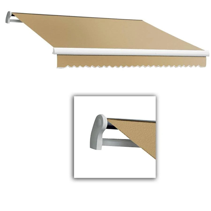 Tan Manual Retraction Patio Awning N384