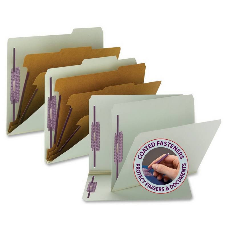 Legal Pressboard End Tab Classification Folders D274