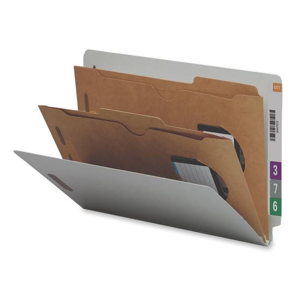 Legal Pressboard End Tab Classification Folders D274