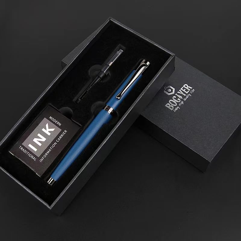 Green Medium Nib Fountain Pen Set with 10 Ink Cartridges and Ink Converter X63937