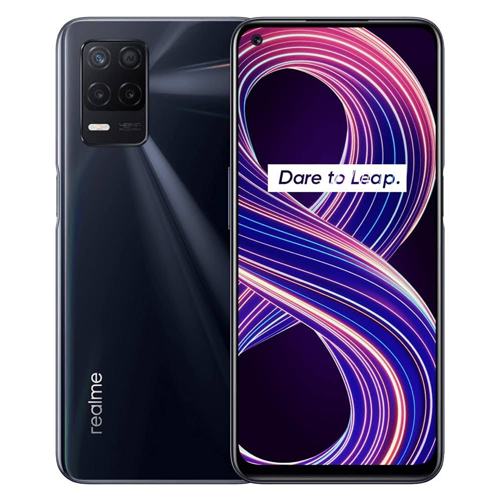 Realme 8 5G GSM Unlocked Octa Core 48MP Triple Camera Black T549726