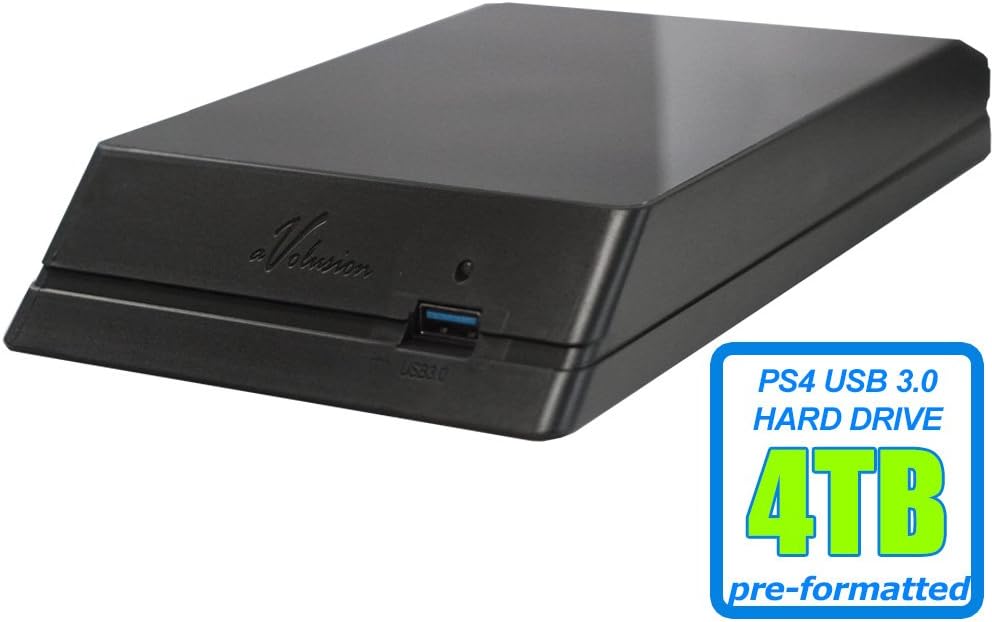 4TB 7200RPM USB 3.0 External Gaming Hard Drive W1775