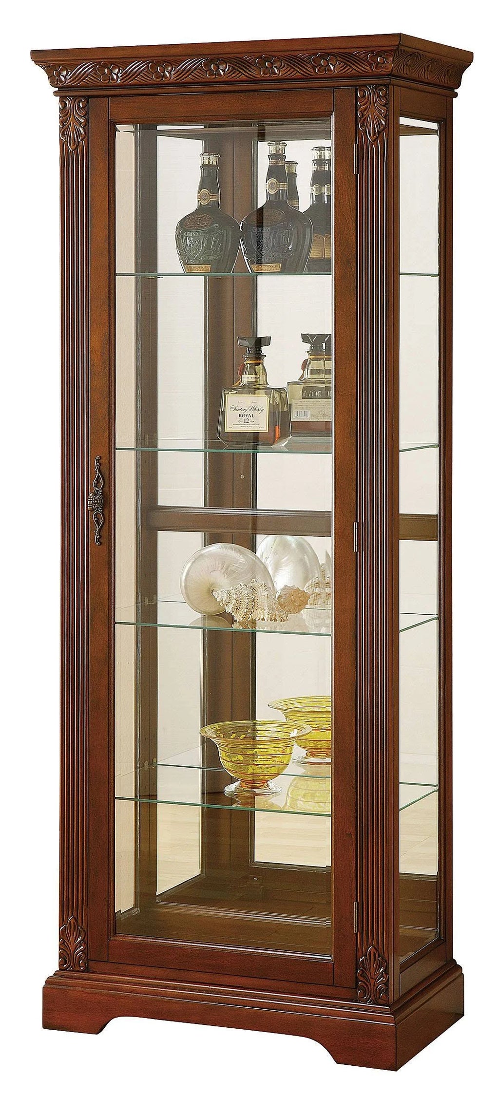 Cherry Curio Cabinet F9445