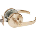 Commercial Panic Proof Grade 2 Keyed Entry Single Cylinder Lever Set with Satin Bronze Lever J25457