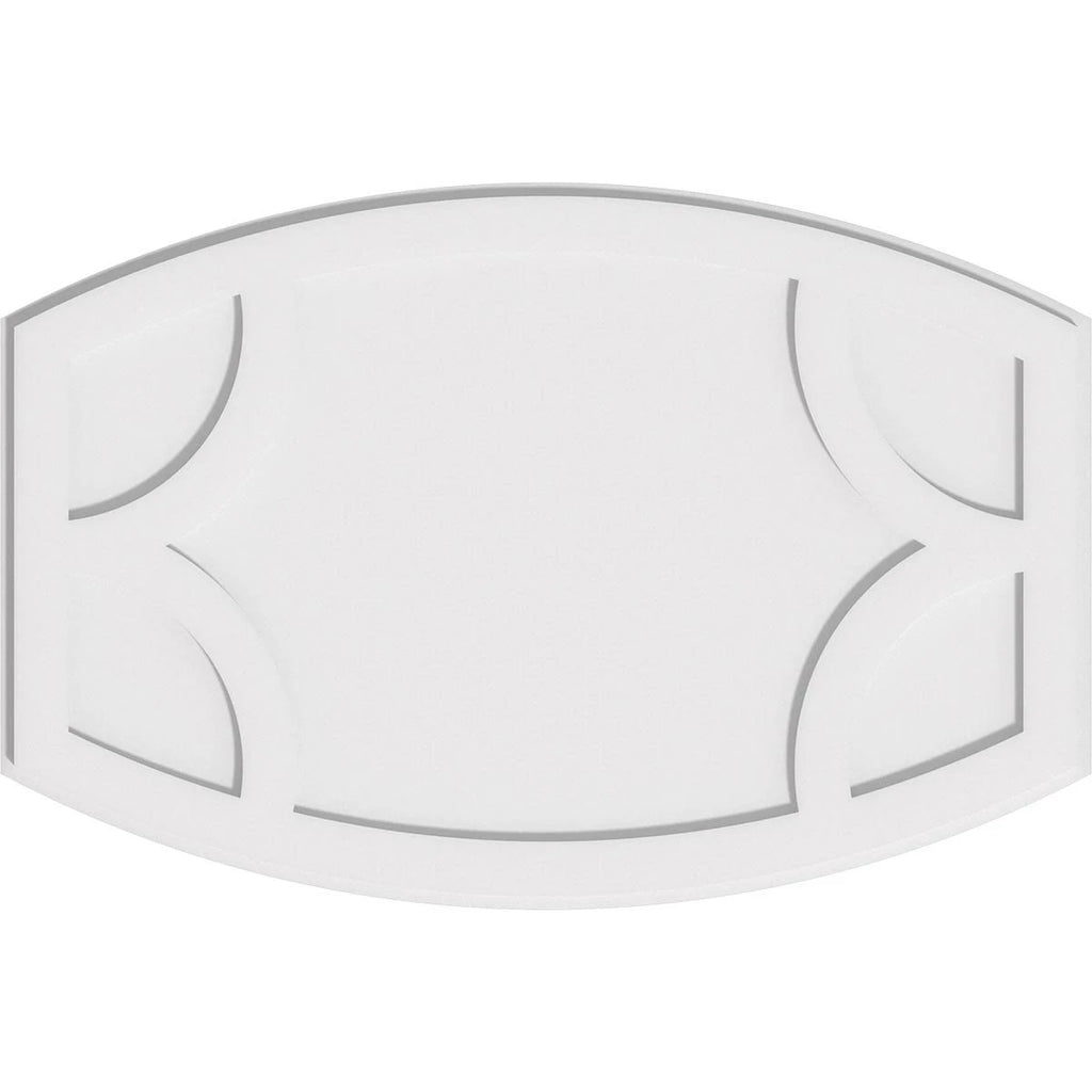 36 inch x 24 inch x 19 1/2 inch x 1 inch PVC Ceiling Medallion Q246553