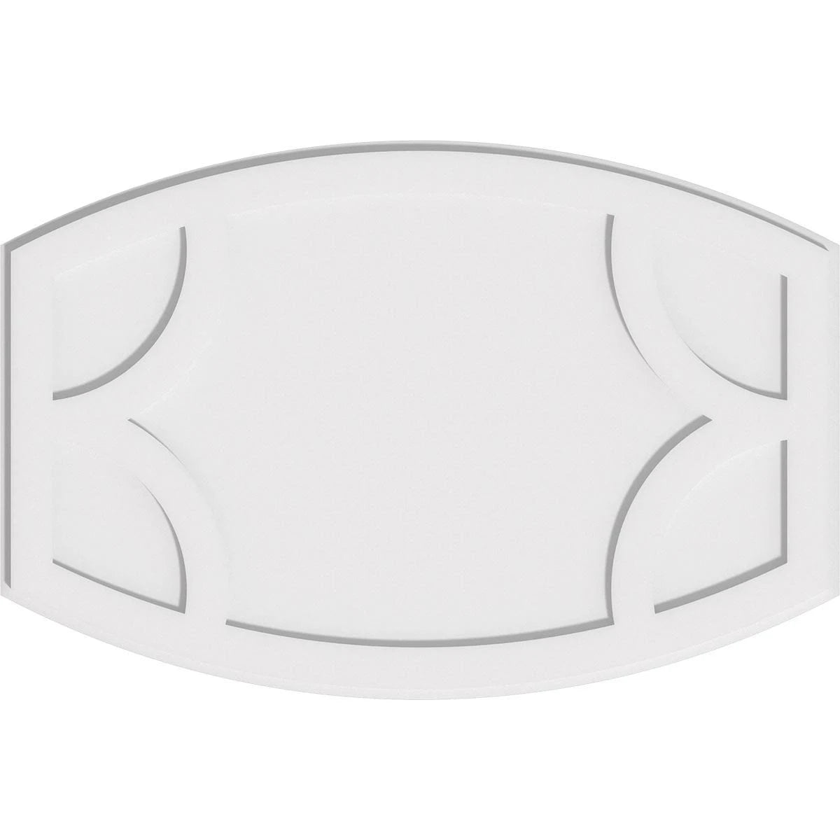 36 inch x 24 inch x 19 1/2 inch x 1 inch PVC Ceiling Medallion Q246553
