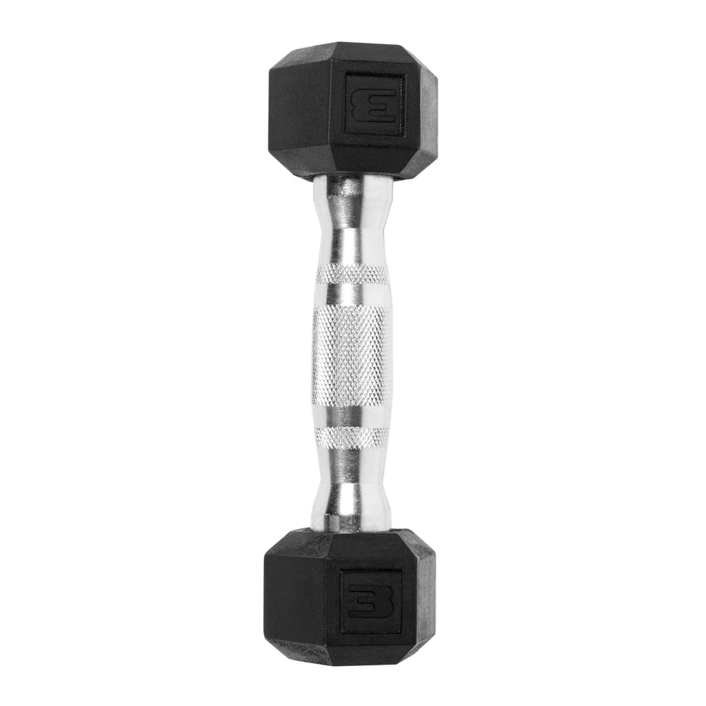 25lb Rubber Hex Dumbbell T8596