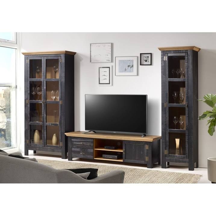 Narrow Cabinet Glass Door - Walnut Y516874