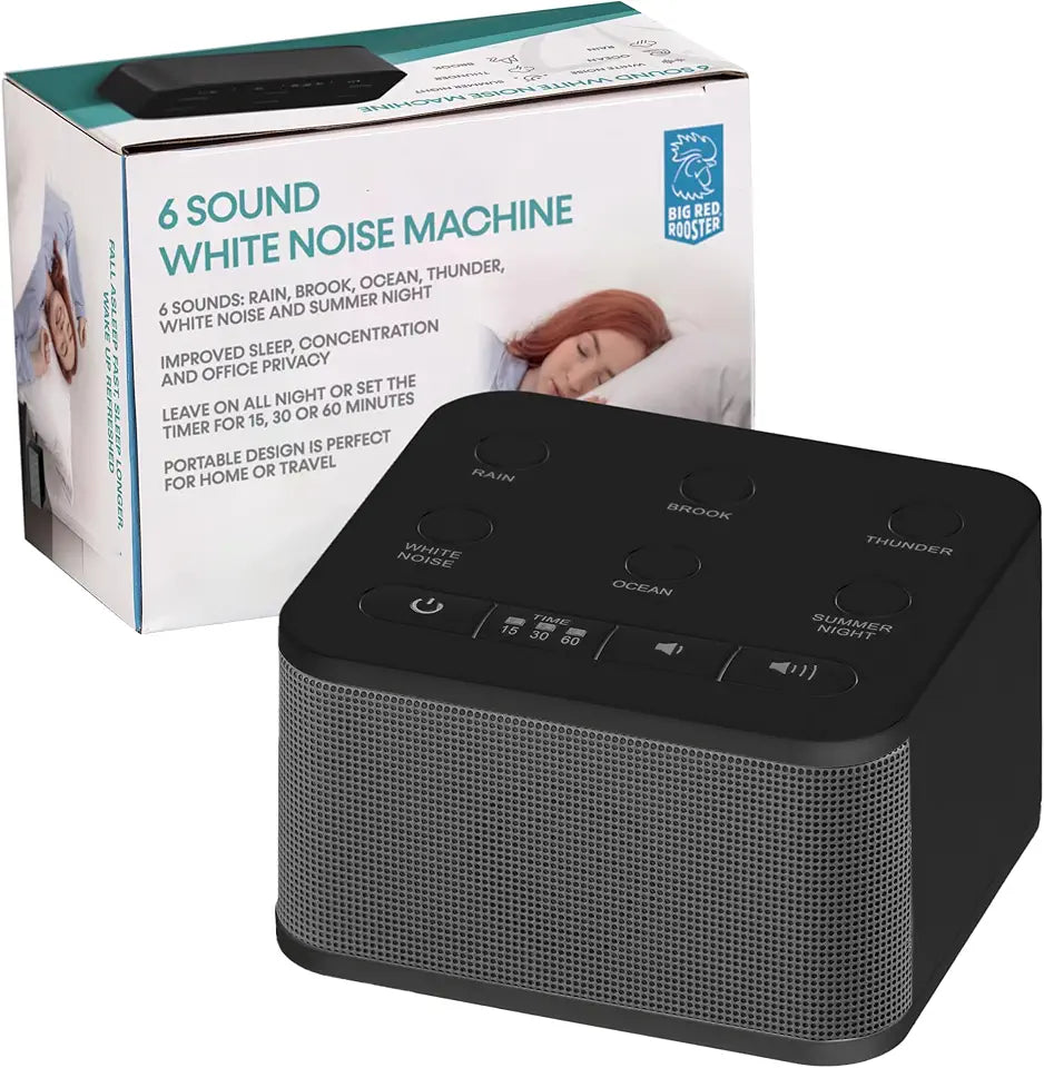 Portable White Noise Machine 6 Sleep Sounds B1474