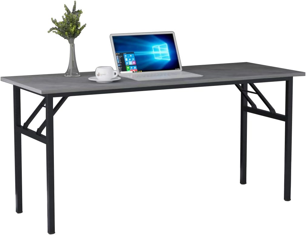 White Compact Folding Desk P2964