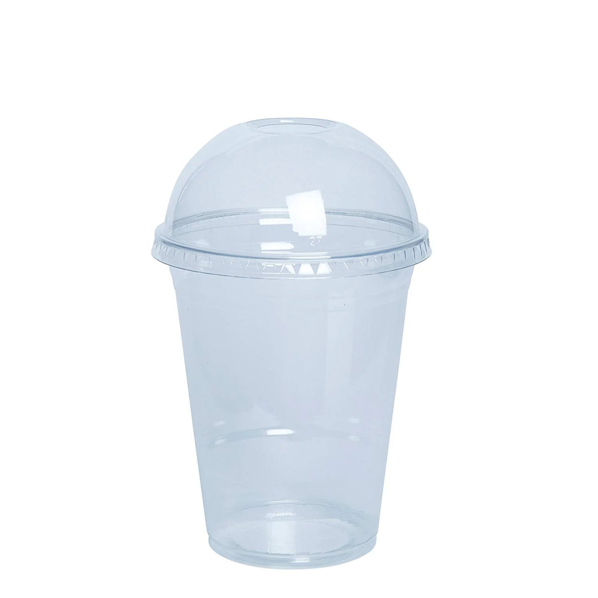 Clear 16 Oz Plastic Cups with Dome Lids, 100-Pack T431979