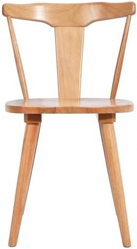 White Oak Wood Dining Chairs Set of 2 W61168