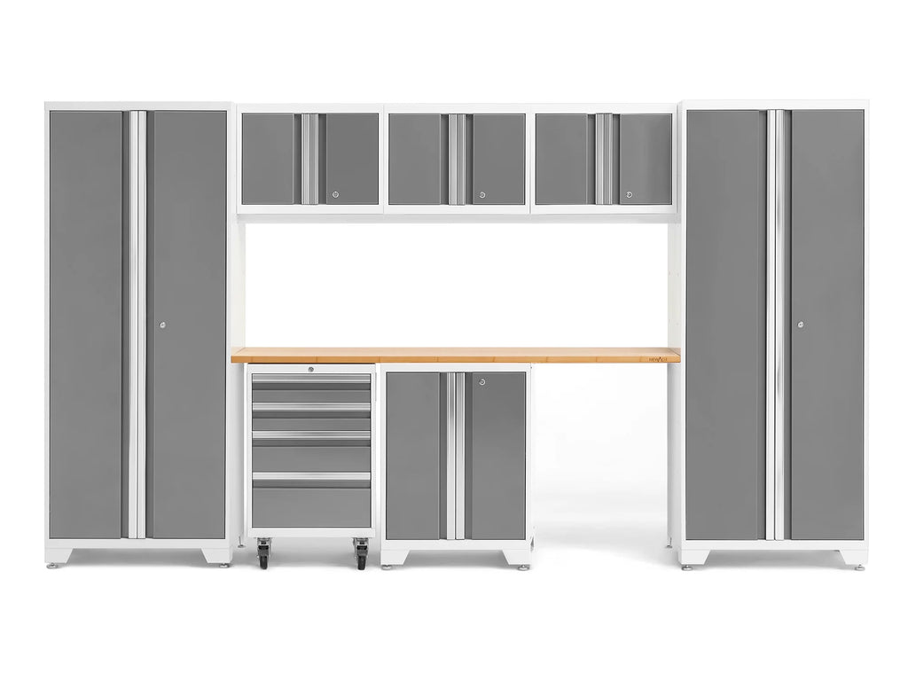 8 Piece 24-Gauge Steel Garage Storage Cabinet Set S775