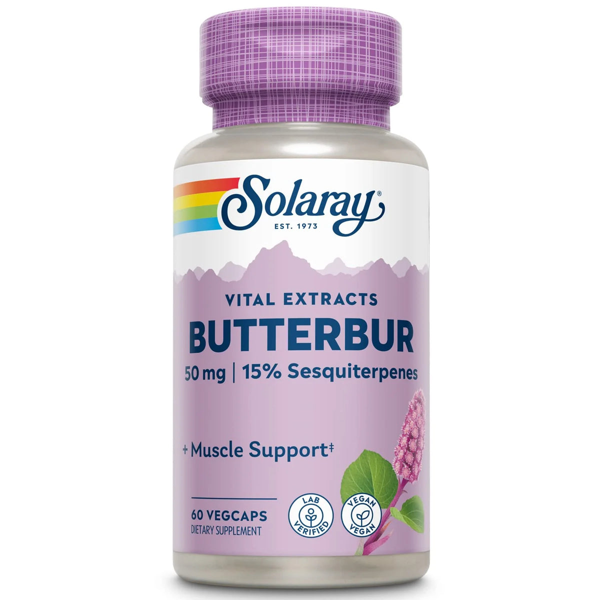 Butterbur Extract 50 mg 60 Veg caps Pack of 2 Z20247