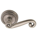 Passage Lever with Rope Rose Finish: Oil Rubbed Bronze Z506