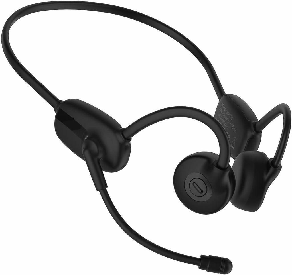 Bone Conduction Bluetooth 5.3 Wireless Headset with Mic, IPX7 Waterproof, Pack of 2 U886