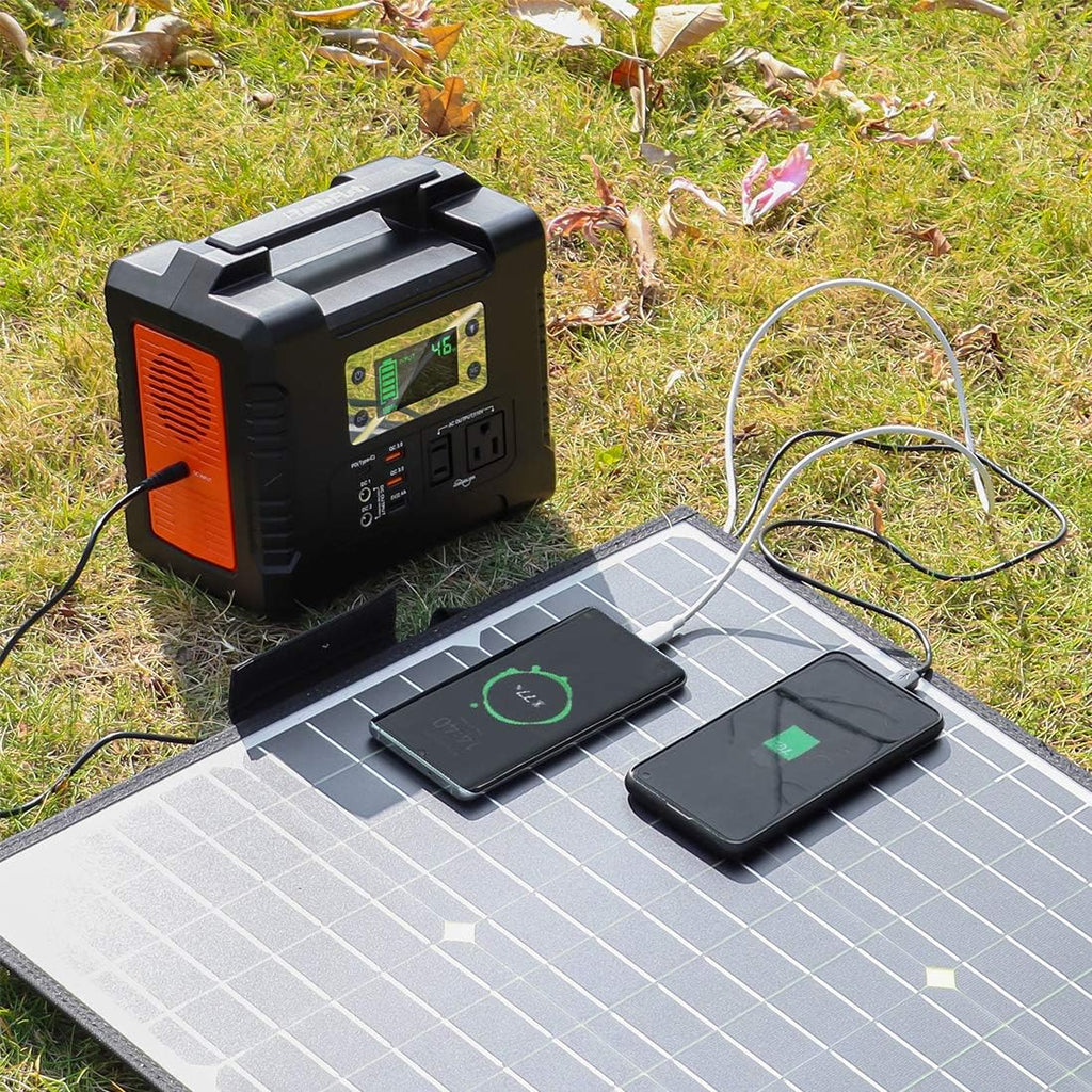18V 18V Portable Foldable Solar Panel with USB DC Output T287