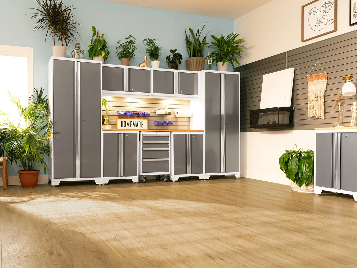 8 Piece 24-Gauge Steel Garage Storage Cabinet Set S775