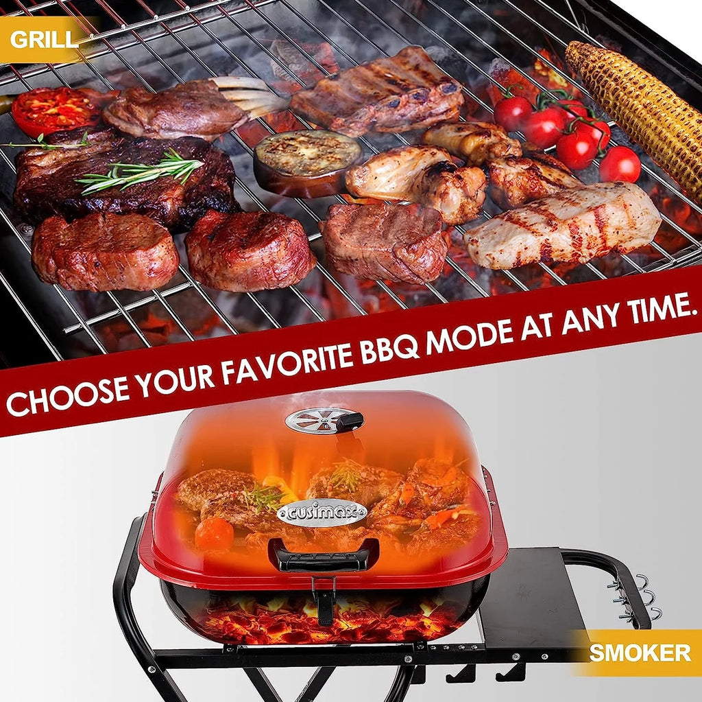 Charcoal Grill Portable Folding Barbecue Grill 18.5-Inch D103
