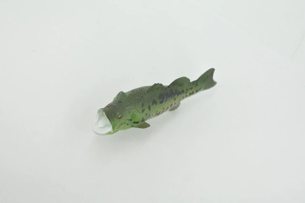 Black Rubber Largemouth Bass Toy Model Y5970