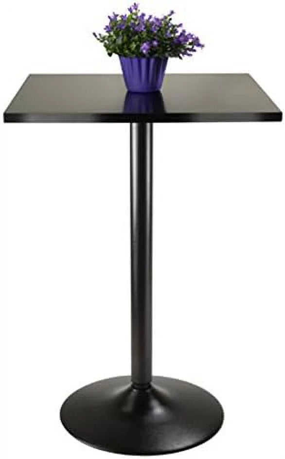 Black Wood Square Dining Table B27745