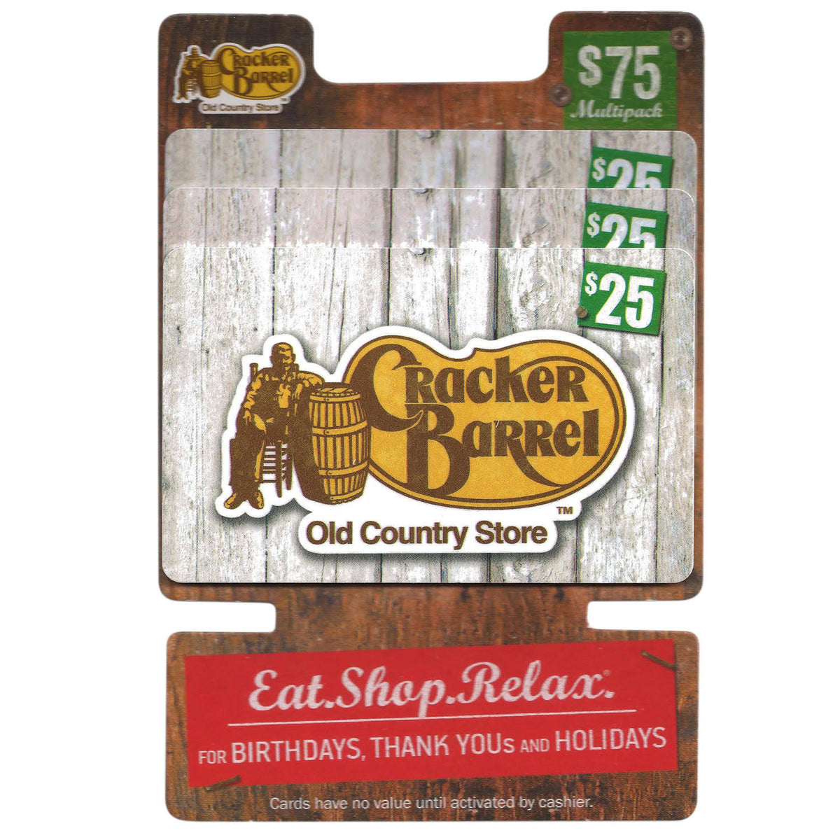 Gift Card, 3 Pk. A866