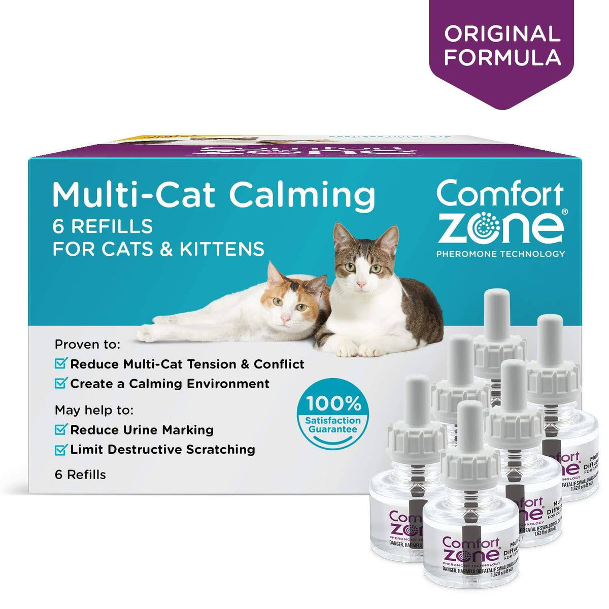 Comfort Zone Cat Multicat Diffuser Refill 6 Pack D838628